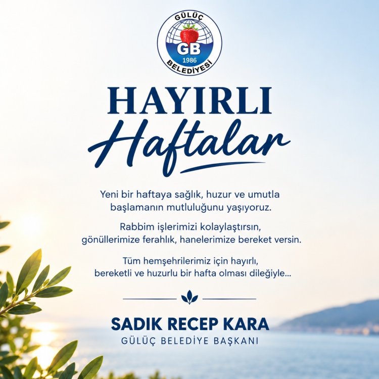 HAYIRLI HAFTALAR...