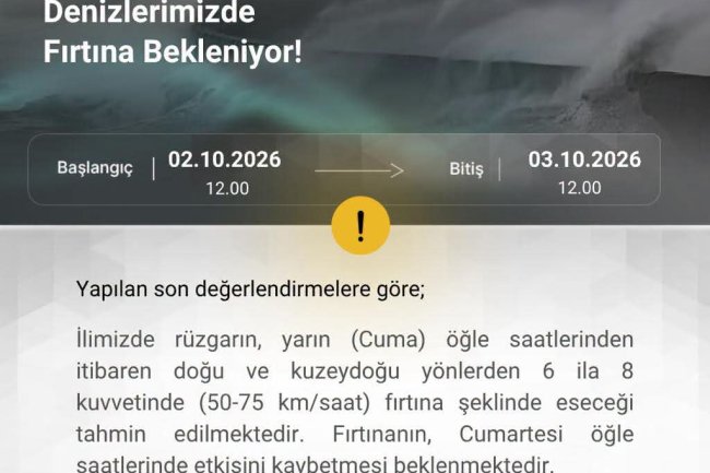 METEOROLOJİK UYARI