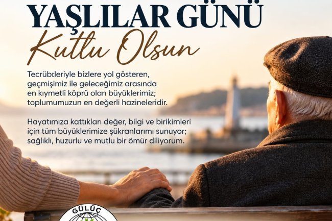 1 Ekim Dünya Yaşlılar Günü kutlu olsun.