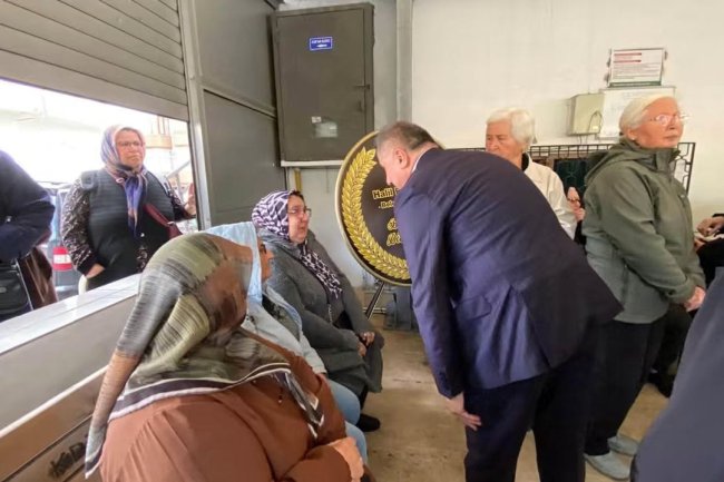 CENAZE MERASİMİNE KATILIM SAĞLADIK...