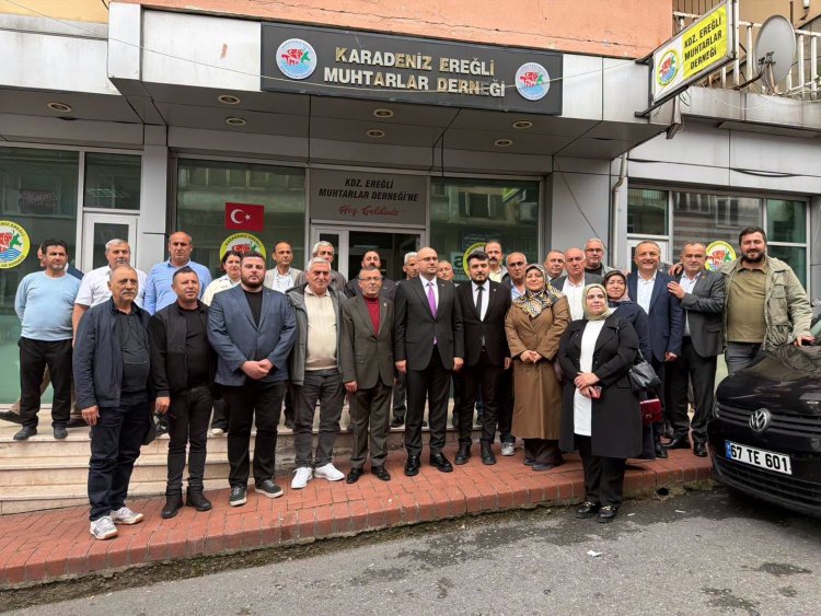 TÜRKİYE YÜZYILI BULUŞMALARI KAPSAMINDA MUHTARLAR DERNEĞİ’NE ZİYARET...