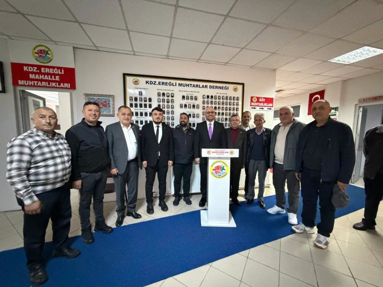 TÜRKİYE YÜZYILI BULUŞMALARI KAPSAMINDA MUHTARLAR DERNEĞİ’NE ZİYARET...